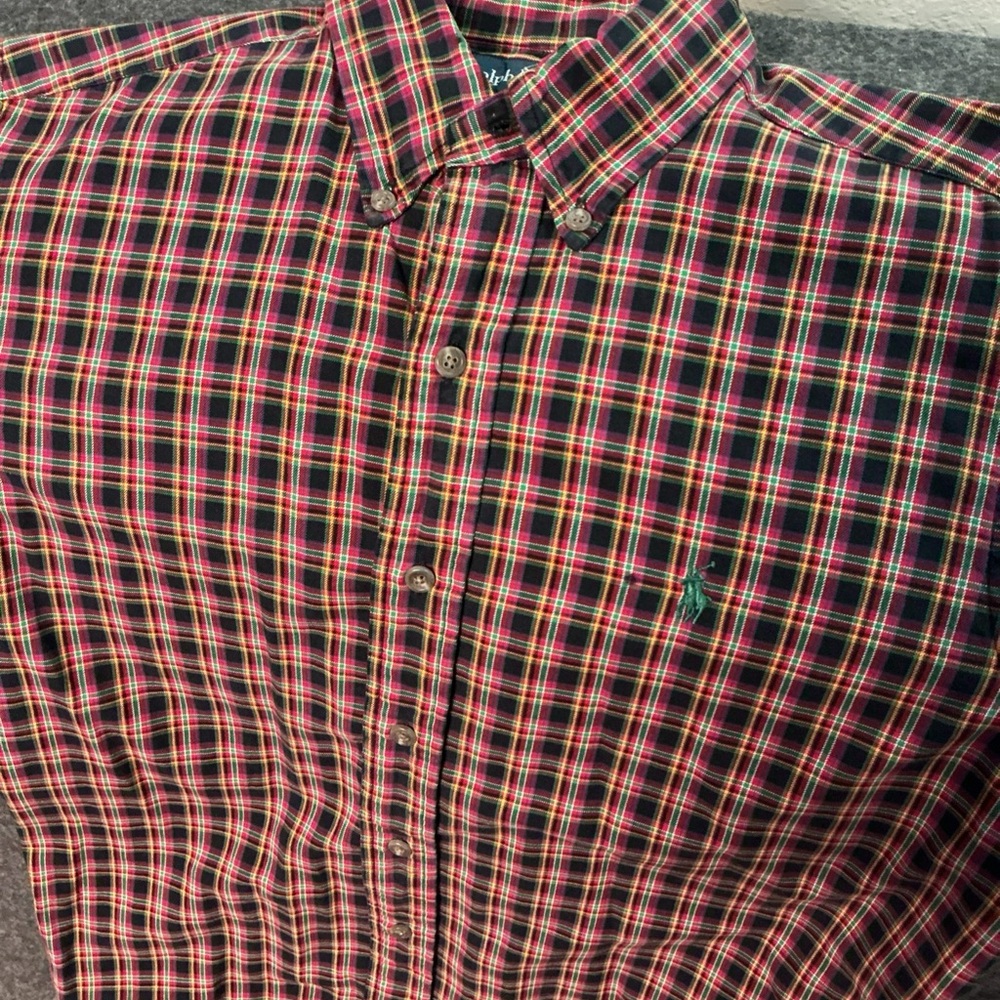 Ralph Lauren Multicolor Plaid Button-Down Shirt
